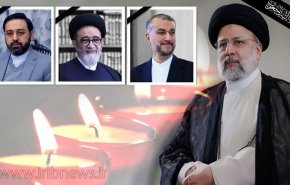 تشییع پیکر رئیس جمهور و همراهان در تبریز + ویدیو