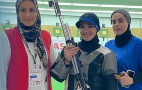 رامية إيرانية تحرز الميدالية الفضية ببطولة كأس آسيا للرماية