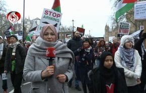 مظاهرات حاشدة في لندن تنديدا بمخطط تهجير الفلسطينيين