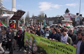 مسيرة إحتجاجية في اسطنبول ضد الإبادة في غزة