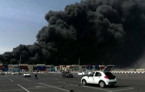 آخر تطورات انفجار ميناء الشهيد رجائي جنوبي ايران + فيديو