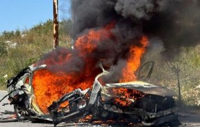 حمله پهپادی رژیم صهیونیستی به یک خودرو در جنوب لبنان