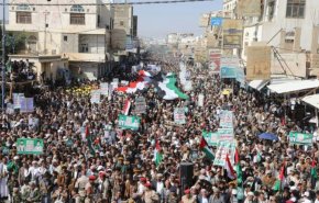 راهپیمایی میلیونی مردم یمن در حمایت از غزه برگزار شد +فیلم 