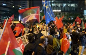 تظاهرات حاشدة في عدة مدن تركية تضامنا مع غزة