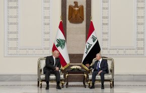 الرئيس اللبناني يلتقي في بغداد بالرئيس ورئيس الوزراء العراقيين +صور