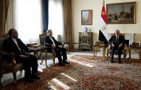 وزير الخارجية يلتقي الرئیس المصري في القاهرة