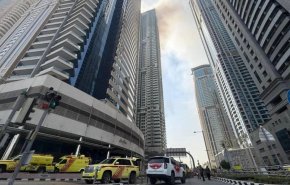 حريق في برج بدبي والدفاع المدني يجري 'أعمال التبريد'+ فيديو