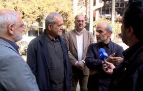 رئيس الجمهورية يتفقد مبنى الاذاعة والتلفزيون الايراني