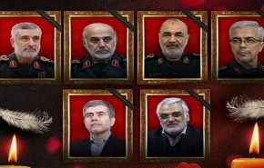 ايران تشيع جثامين القادة الشهداء السبت في طهران