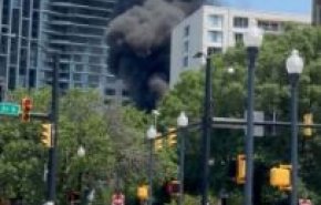 شاهد..انفجار كبير يهز العاصمة الأمريكية واشنطن