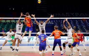 ايران تفوز على هولندا في دوري الامم بالكرة الطائرة