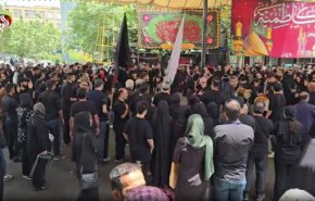 گزارشی از آیین‌های عاشورایی عراقی‌های مقیم تهران+فیلم