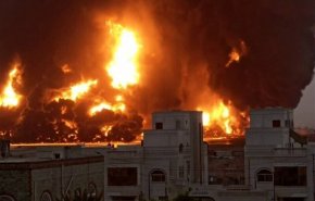 عدوان صهيوني على ميناء الحديدة في اليمن 
