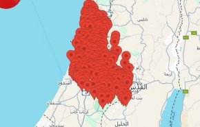 فعال شدن آژیر خطر در مناطق مختلف فلسطین اشغالی