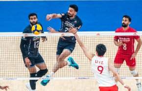 ايران تفوز على الصين في دوري الامم للكرة الطائرة