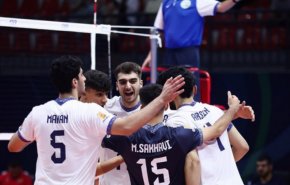 ايران تتصدر المجموعة الثالثة في بطولة العالم للكرة الطائرة للناشئين