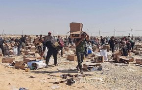 الإنزالات سقطت بمناطق تمركز الاحتلال والشاحنات نهبت بتواطؤ منه