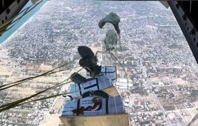 4 طائرات نقل عسكرية تسقط أطنان من المساعدات على غزة 