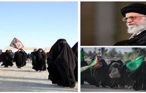 ما هو رأي قائد الثورة في مشاركة النساء بمسيرة الأربعين؟