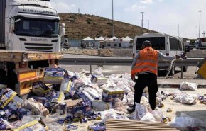 شهرک‌نشینان اسرائیلی به کاروان‌های کمک غزه حمله کردند