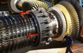 إزاحة الستار عن أول وحدة توربينية غازية إيرانية متطورة من فئة 