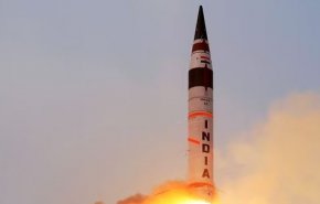 هند یک موشک بالستیک آزمایش کرد