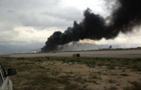 انفجار و سقوط جنگنده آمریکایی در مالزی + فیلم