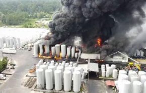 انفجار در کارخانه تولید روغن و مواد روان‌کننده در لوئیزیانای آمریکا