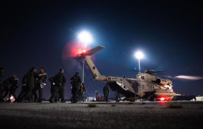 هلی‌برن بالگردهای رژیم صهیونیستی در جنوب سوریه