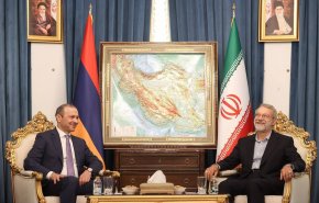 دیدار دبیر شورای امنیت ملی ارمنستان با لاریجانی