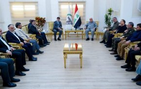 لقاء قائد قوات الامن الداخلي الايرانية ورئيس هيئة الحشد الشعبي في بغداد