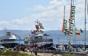 إبحار آخر سفن أسطول الصمود من ميناء بنزرت نحو غزة