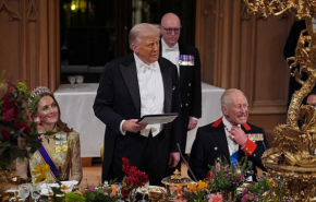 كواليس العشاء الملكي..اشتباك بين طهاة ملك بريطانيا وحراس ترامب!
