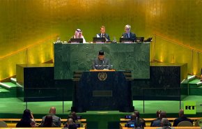 قطع صوت ميكروفون رئيس إندونيسيا خلال كلمته بالجمعية العامة