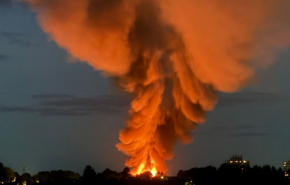 انفجار عظیم در یک شهرک صنعتی در جنوب انگلیس