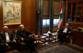 دیدار لاریجانی با رئیس مجلس لبنان