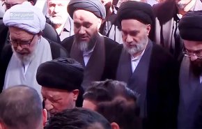 مراسم تشييع عقيلة المرجع الديني السيد علي السيستاني 