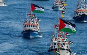 ورود ناوگان صمود به منطقه خطر در نزدیکی سواحل غزه / کشتی «آلما» هدف اختلال قرار گرفت