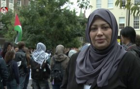 طلاب جامعة لندن يحتجون على تمويل السلاح المستخدم في غزة