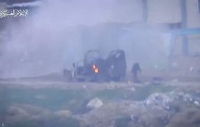 عملیات موفق رزمندگان قسام علیه نظامیان صهیونیست در غزه 