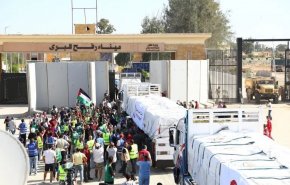 آغاز ارسال کمک های بشردوستانه به غزه از گذرگاه رفح
