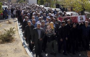 تشييع جثمان العميد علي رضا أفشار في طهران