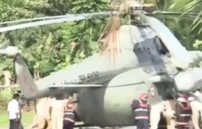 الرئيسة الهندية تتعرض لحادث مروحية + فيديو