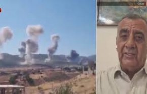 گزارش العالم از حمله رژیم اسرائیل به منطقه بقاع لبنان+ویدئو