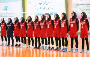 حضور تاریخی دختران والیبالیست ایران در فینال بازیهای آسیایی بحرین  