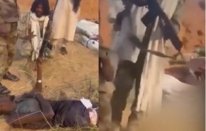 اعدامات بدم بارد.. جريح في الفاشر يتوسل لقاتله +صور
