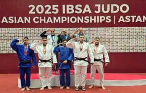 المنتخب الإيراني للجودو للمكفوفين يحرز لقب وصافة آسيا