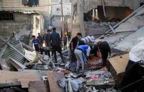 پیکر ۵۱ شهید فلسطینی در غزه پیدا شد