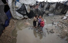 هشدار دفاع مدنی غزه نسبت به بروز فاجعه برای آوارگان در فصل زمستان