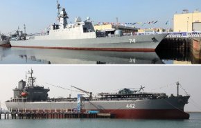 پایگاه شناوری «کردستان» و ناوشکن «سهند» به نیروی دریایی ارتش ملحق شد